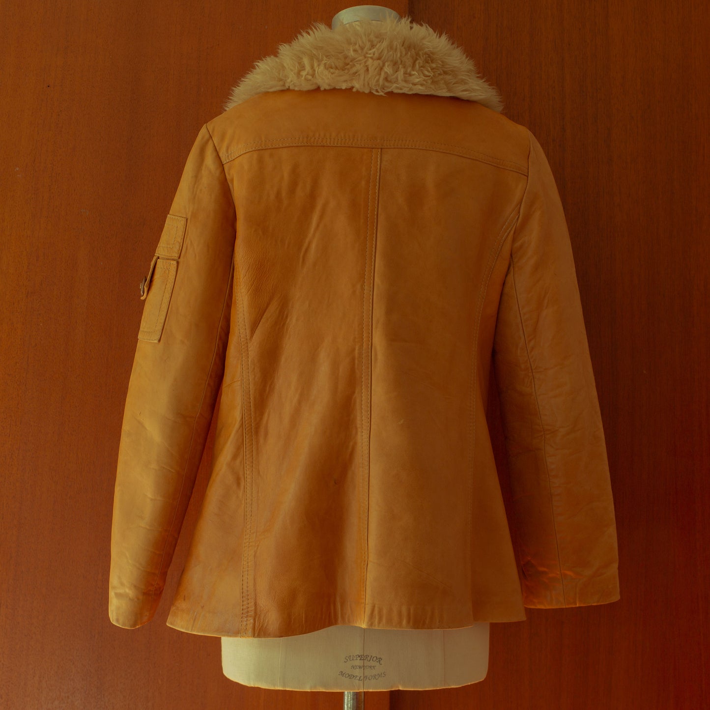 Vintage 1970s Lambskin Shearling + Leather Jacket