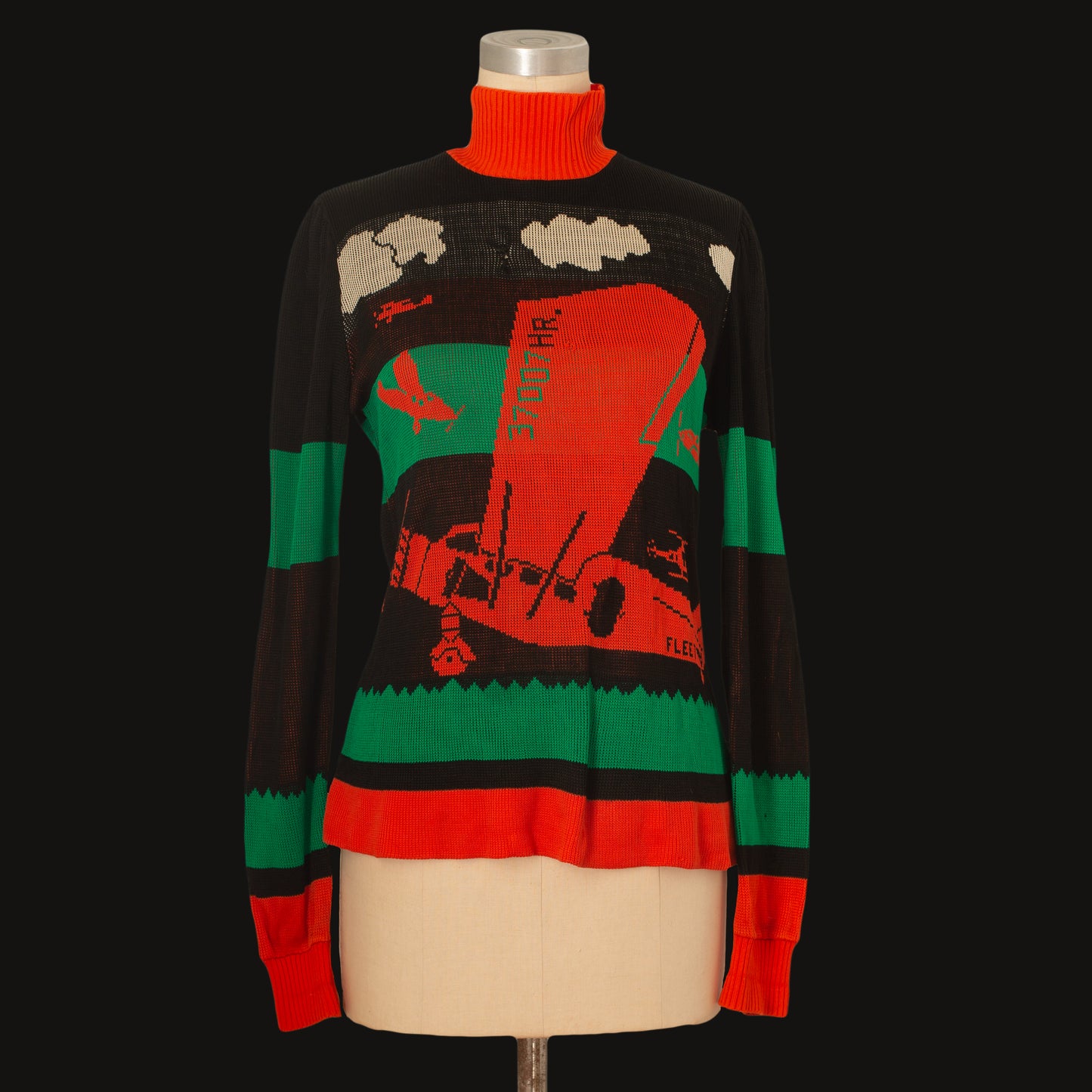 Vintage 1970s Giorgio di Sant' Angelo Plane Sweater